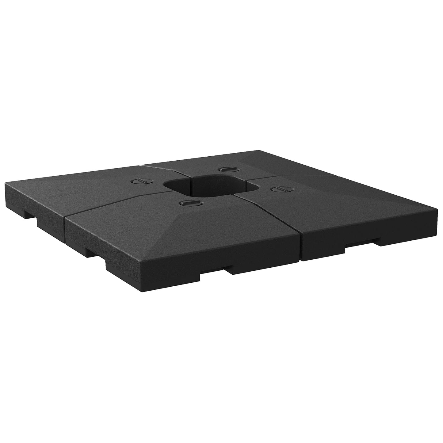 Cantilever Patio Umbrella Base Set, 4 Pieces, 176 Lbs Water or 264 Lbs Sand