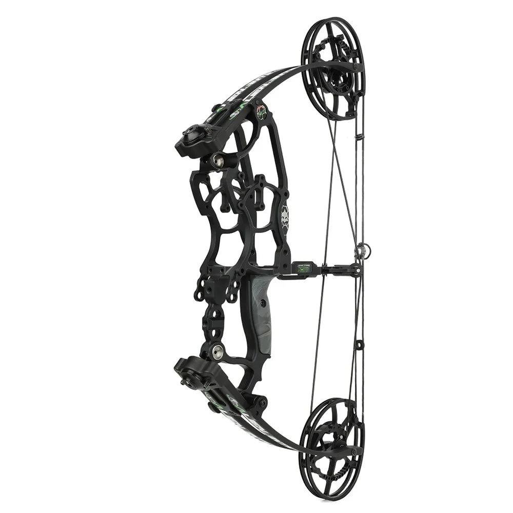 Compound Bow Kit 30 To 70Lb Adjustable Eighty Percent Let Off 340FPS