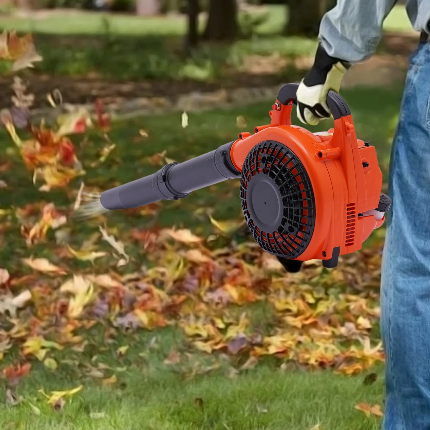 Gas Leaf Blower 2 Stroke Handheld Yard Debris Blower
