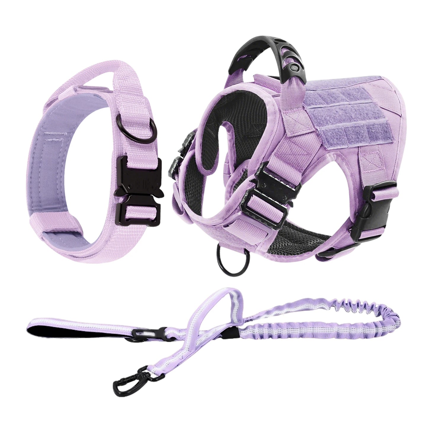 PETRAVEL Military Camouflage Dog Harness Adjustable Tactical Vest