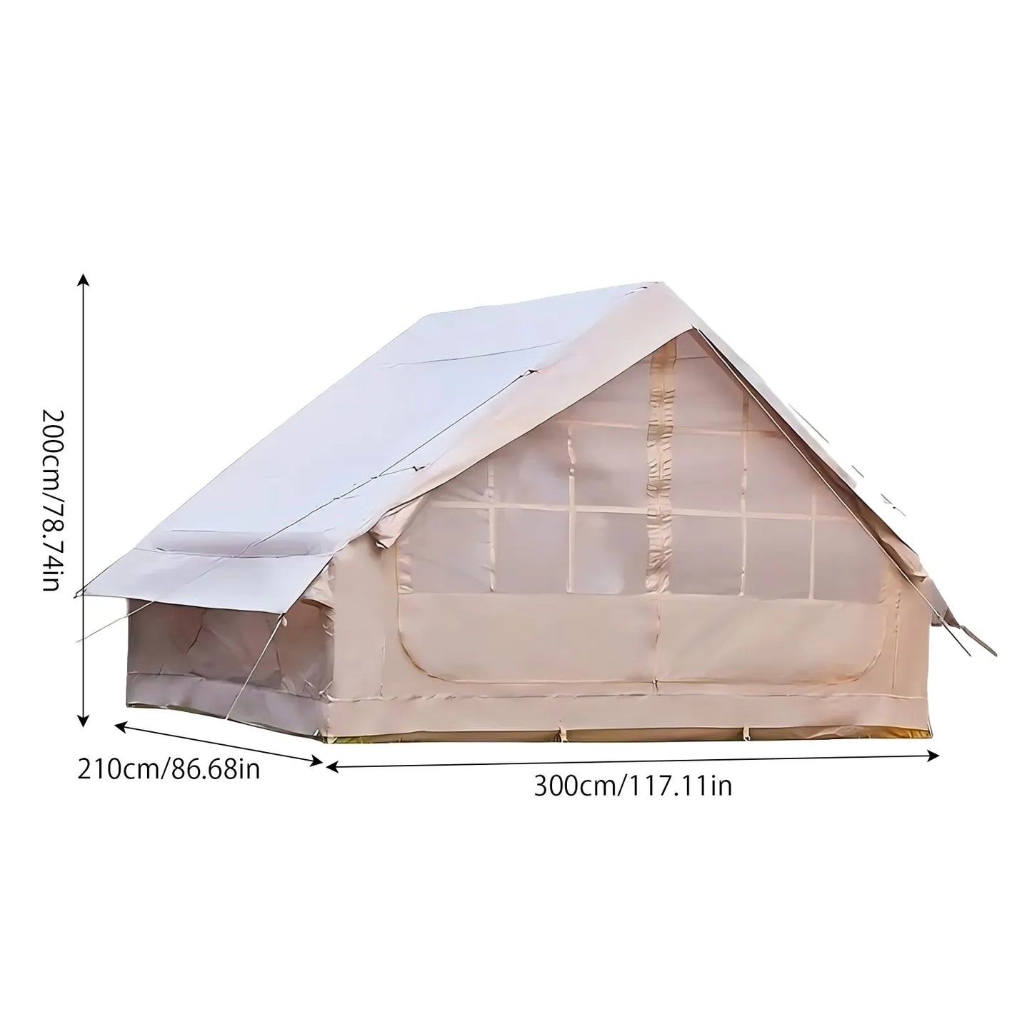 Pakicetus Quick Air Flow Inflatable Camping Tent With Skylight
