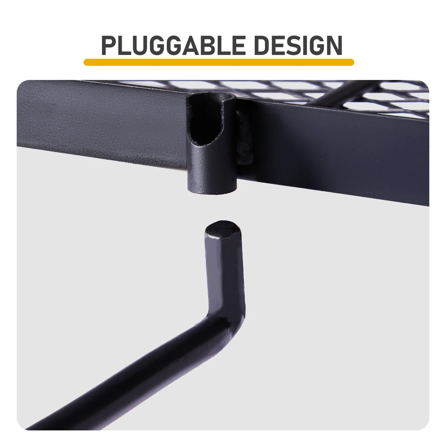 Folding Swivel Campfire Grill Portable Cooking Grate For Fire Pit