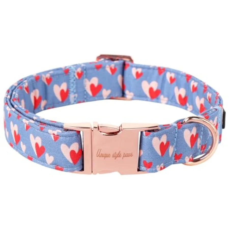 Dog Collar With Coconut Tree Pendant And Plastic Buckle For Small To Large Dogs