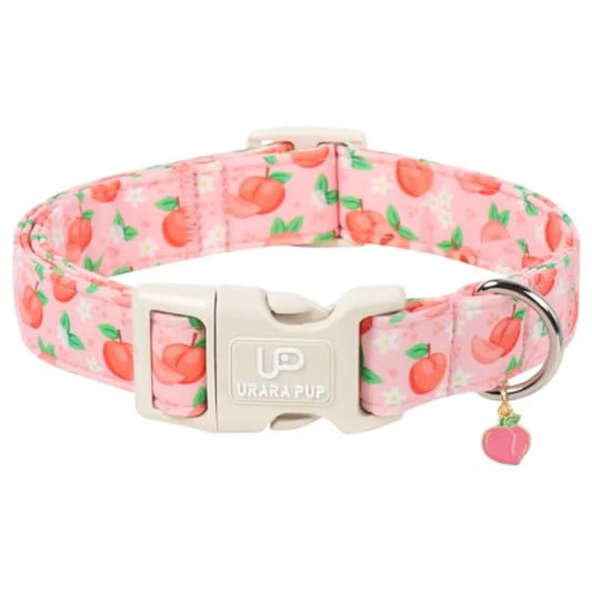 Fruit Pattern Cotton Dog Collar Adjustable Lightweight Durable