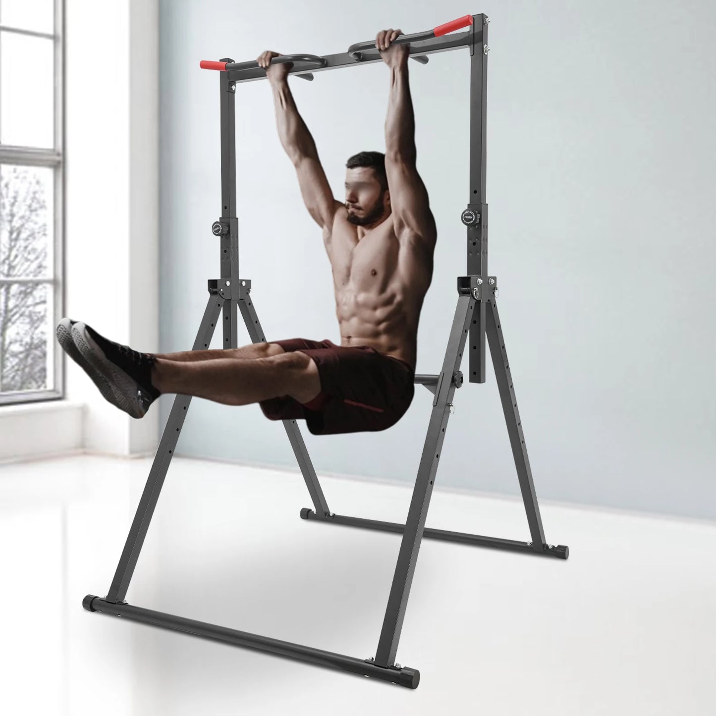 Power Tower Pull Up Bar Dip Bar Home Training Station