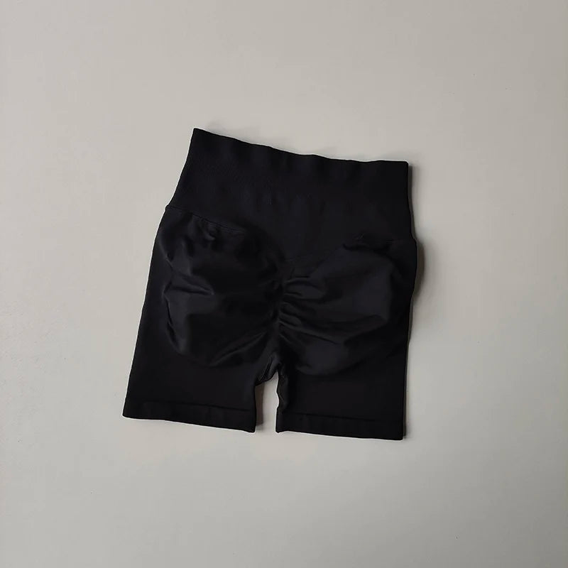 SKINOFSKIN Peach Hip Lifting Sports Shorts High Waist Tightening