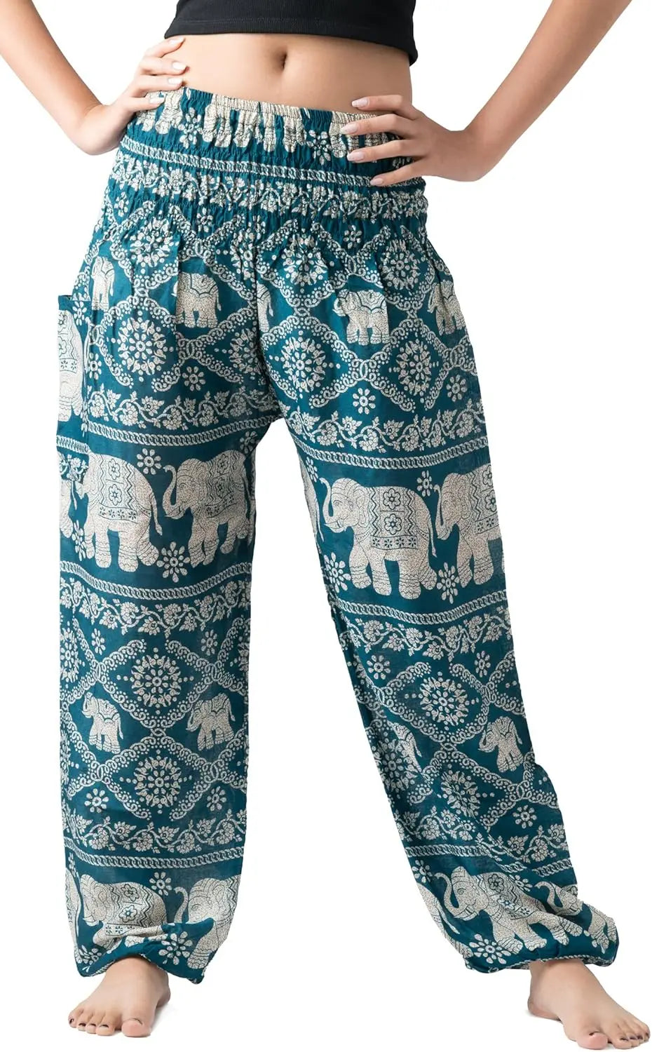 Harem Pants For Women Yoga Boho With Pockets Comfortable