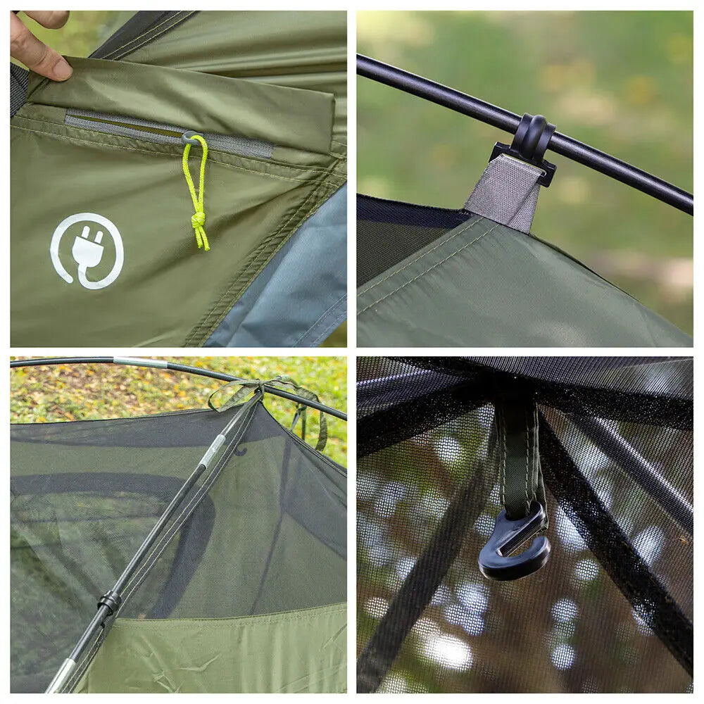 Night Cat 3 To 4 Person Backpacking Tent Waterproof Rainfly