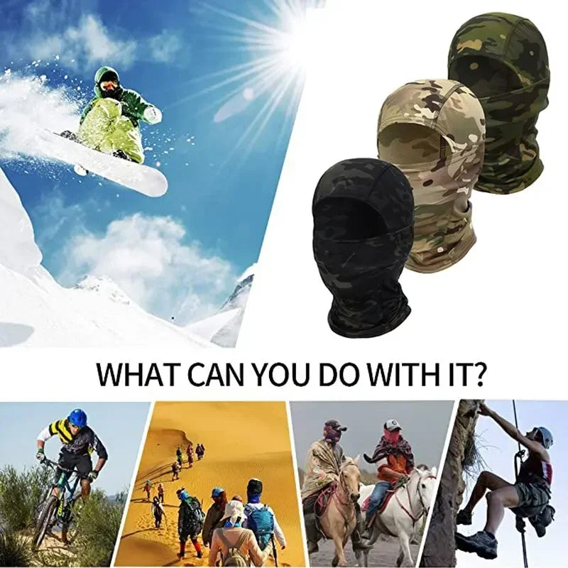 Tactical Camouflage Balaclava Full Face Mask For Outdoor Activities