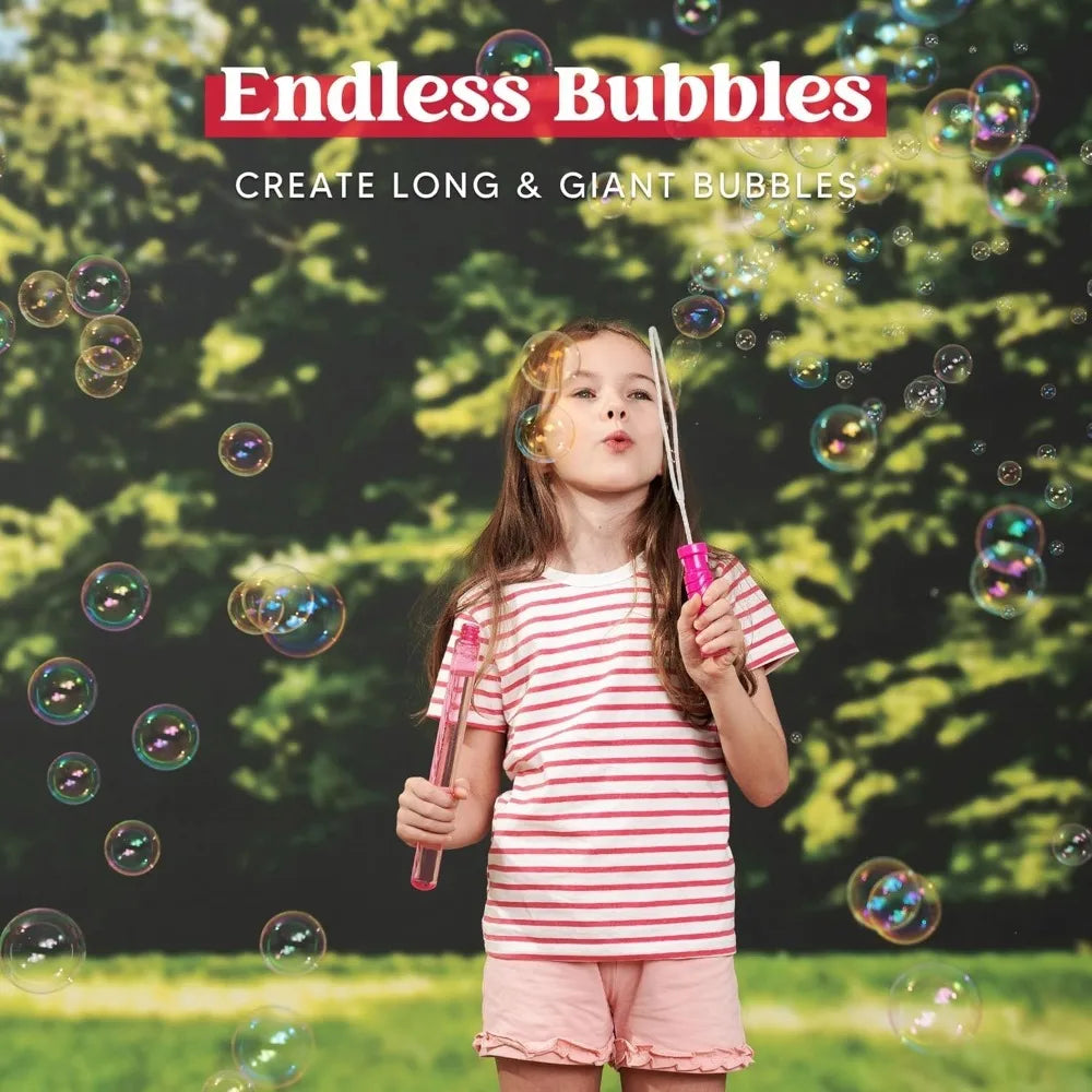 Joyfy Bubble Wands Bulk Set For Kids Outdoor Fun Activities
