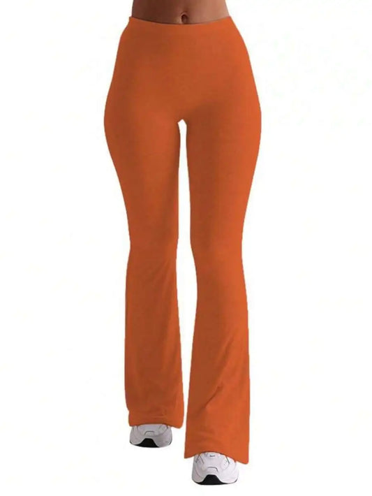 Women Flare Leggings High Waist Tummy Control Yoga Pants