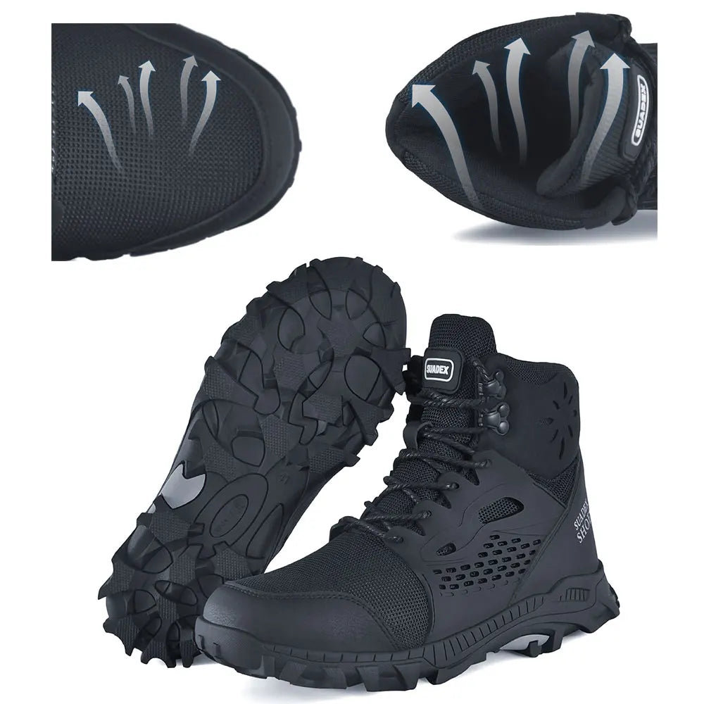SUADEX S1 Safety Boots Anti Smashing Steel Toe Work Shoes