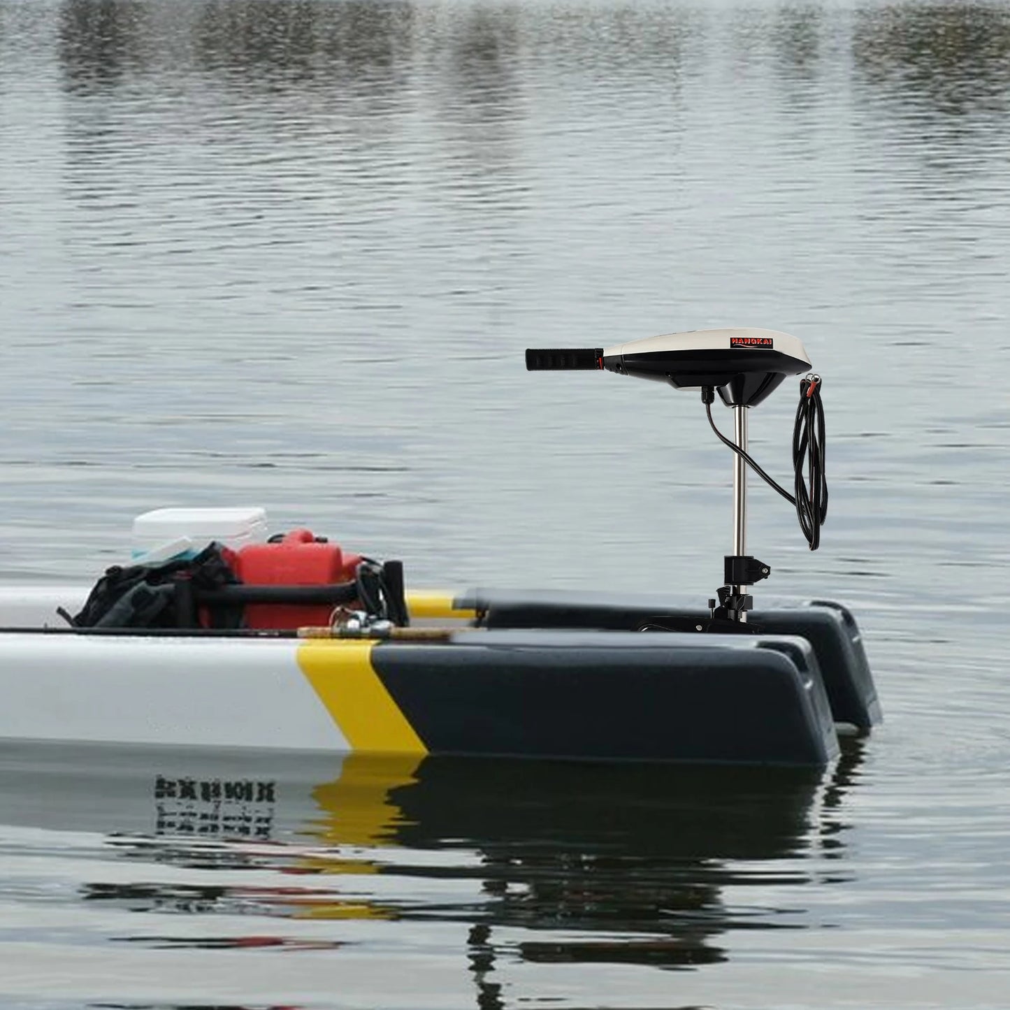 12V 66Lb Transom-Mounted Saltwater Electric Trolling Motor 3 Blade Prop