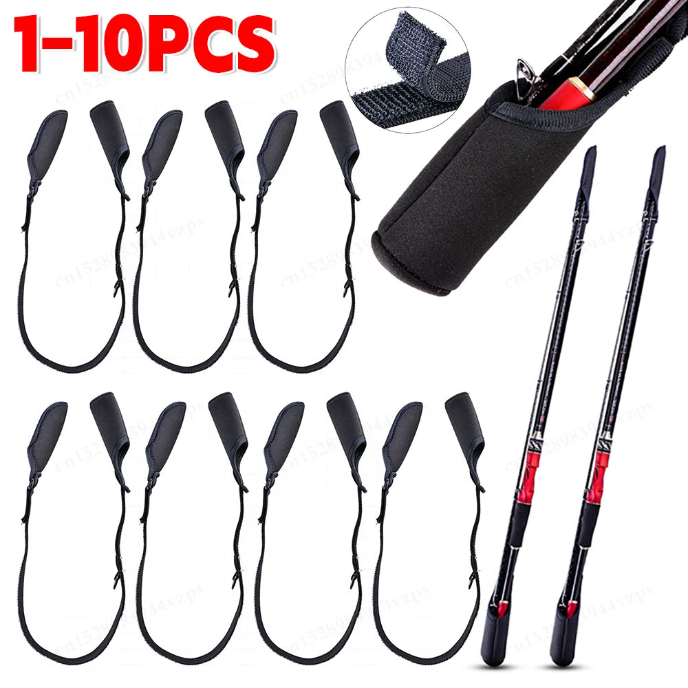 APWIKOGER Fishing Rod Socks Straps And Sleeve Protectors