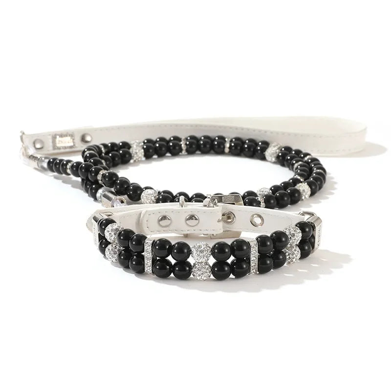 XLeiPet Luxury Pearl Sphynx Cat Adjustable Necklace Collar For Cats