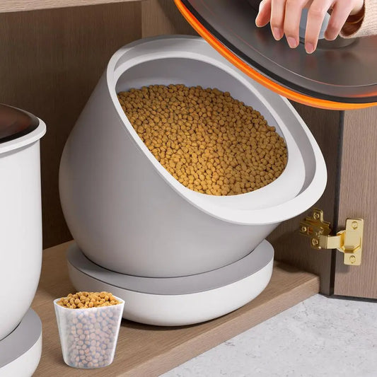 XMSJ Airtight Pet Food Storage Container For Dry Food