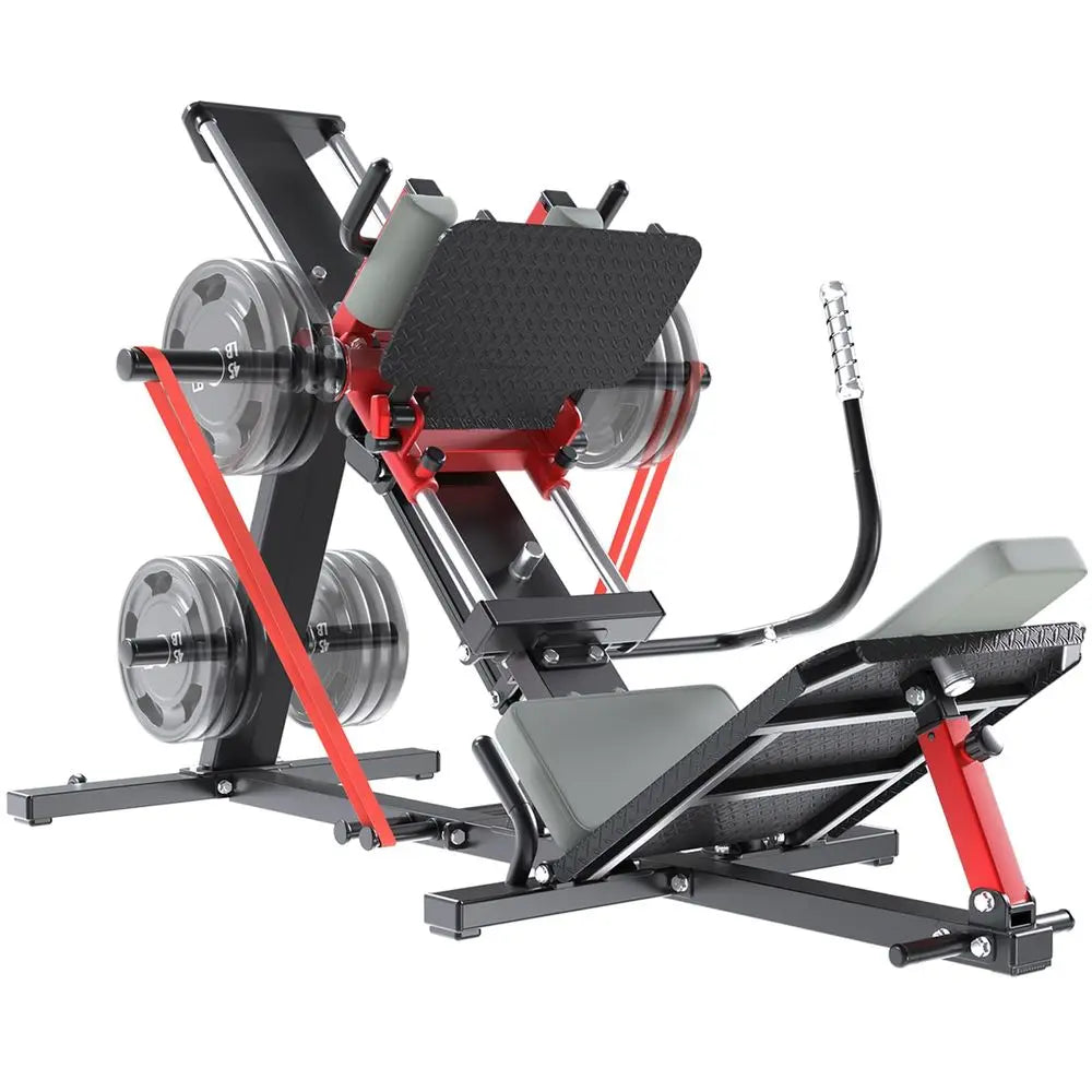 YTYIN 2-In-1 Squat Leg Press Machine Home Gym