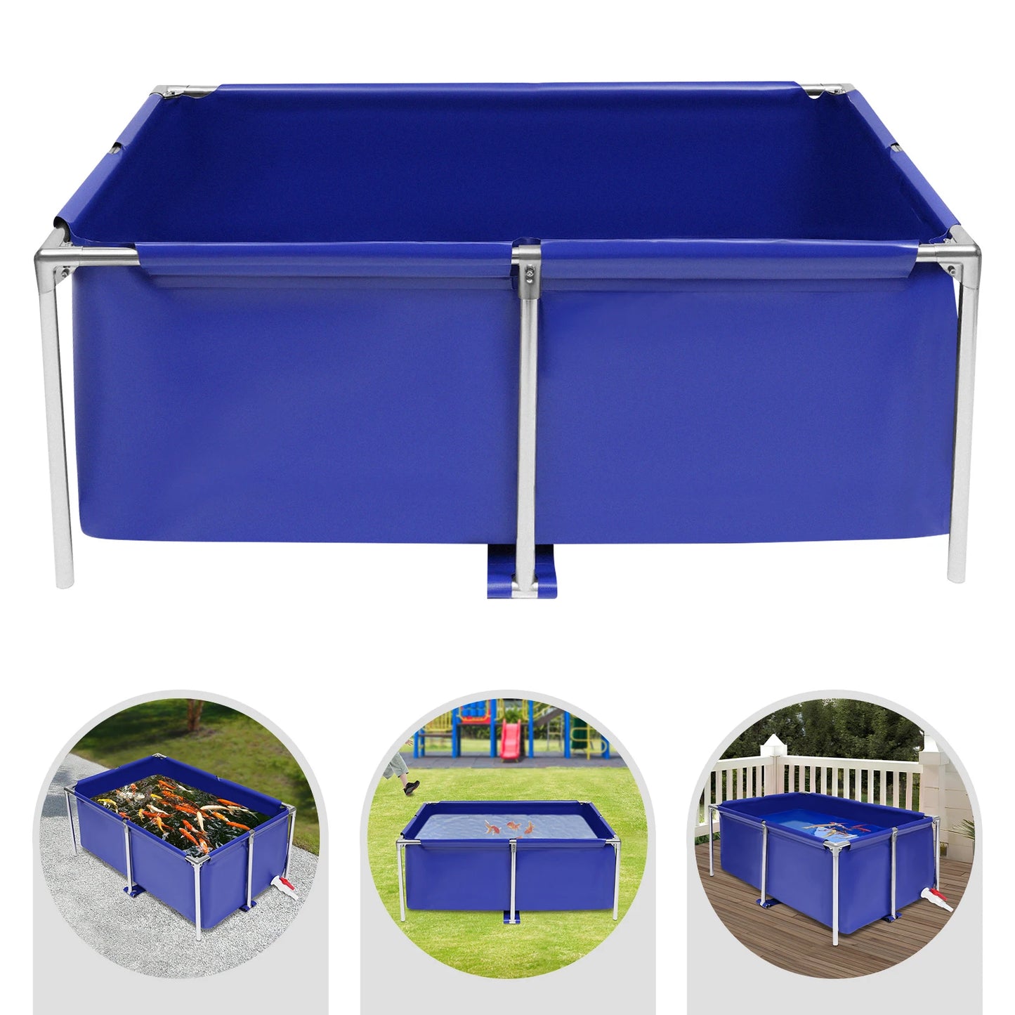 Canvas Aquaculture Box Fish Tank Aquarium For Koi Breeding