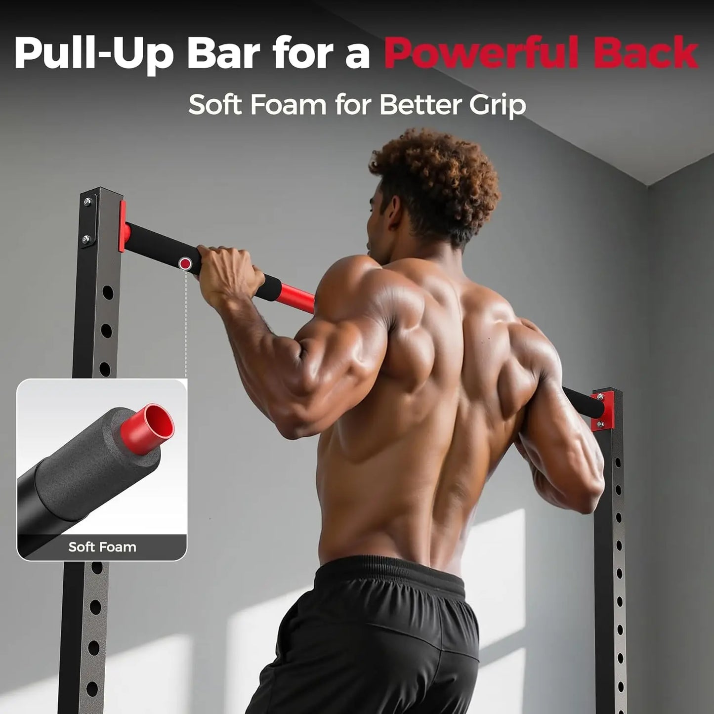 Stainless Steel Squat Rack With Pull Up Bar 900 Pounds
