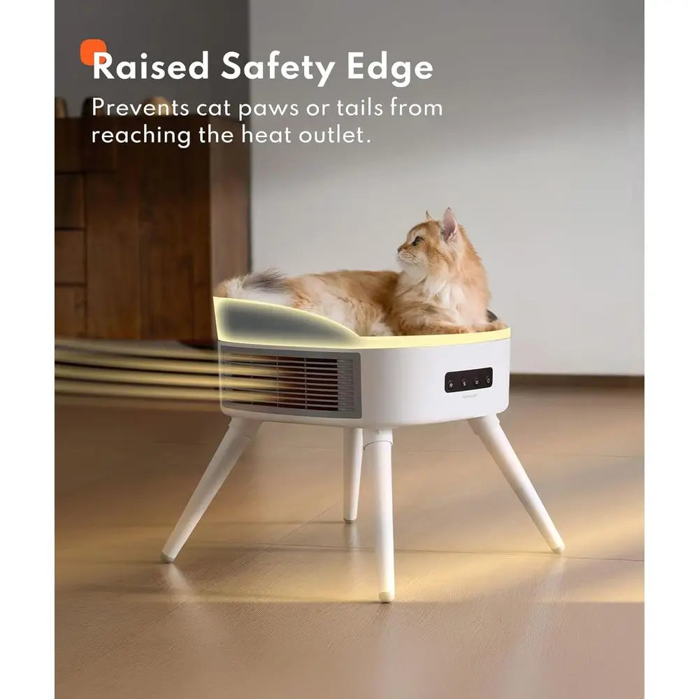 Pet-Sae 2-in-1 Space Heater With Cat Bed Energy Saving