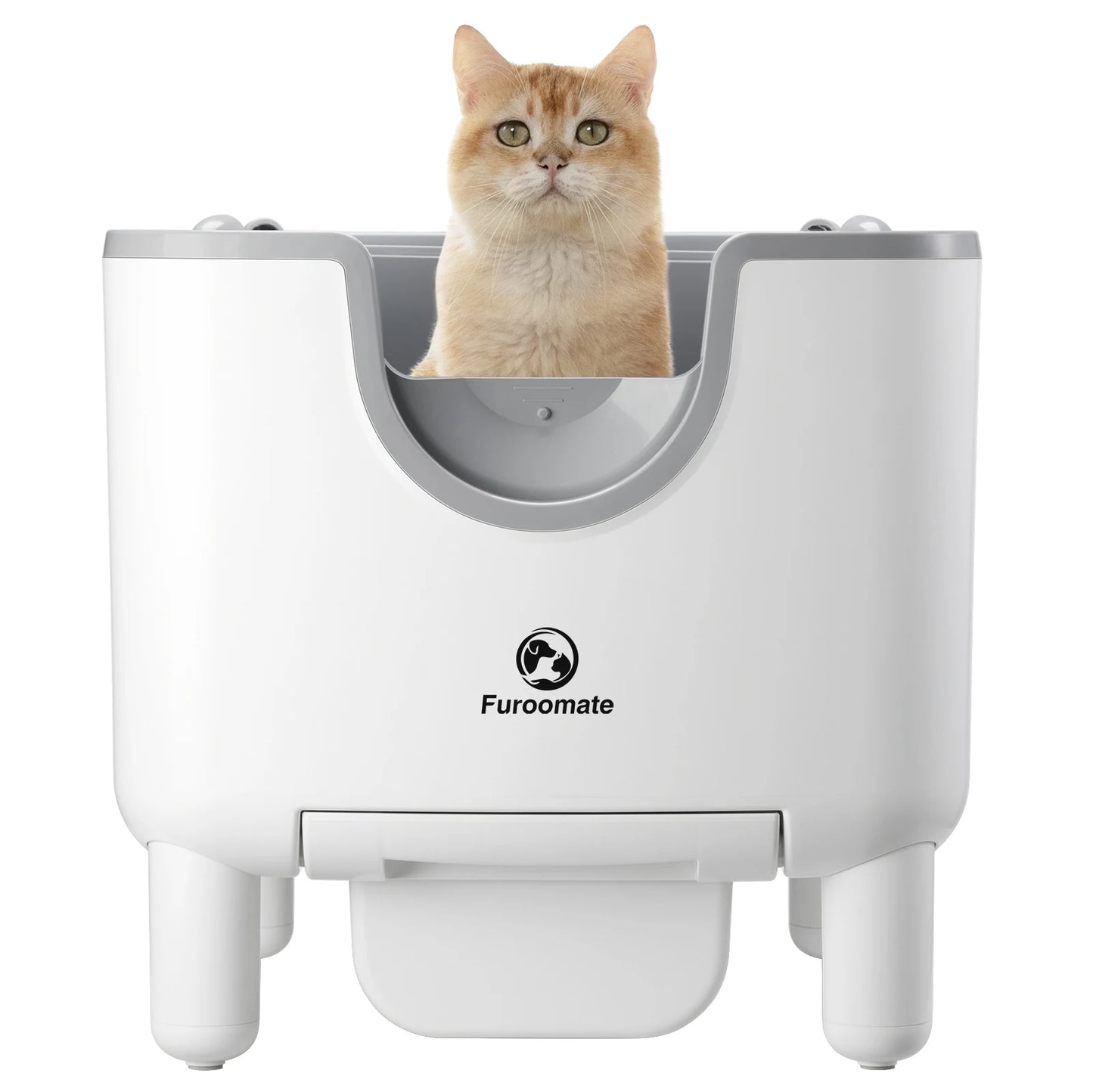 Furoomate F6 Self Cleaning Cat Litter Box Open Top With Odor Control