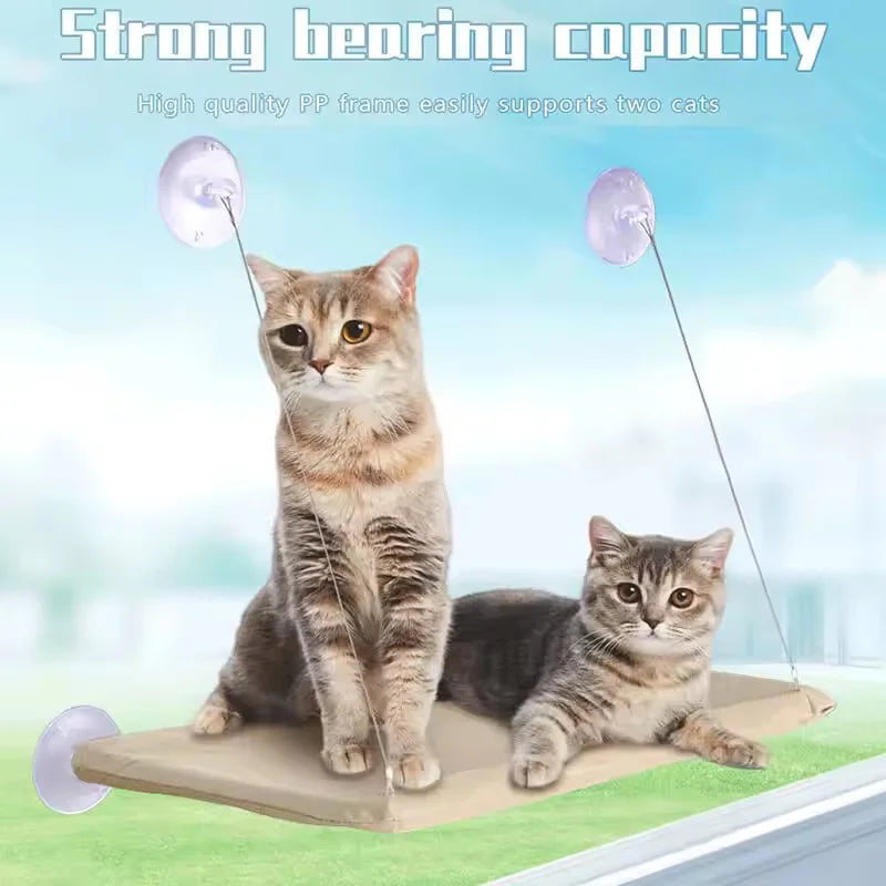 Winter Cat Window Hanging Hammock Bed With Suction Cup Mount All Seasons