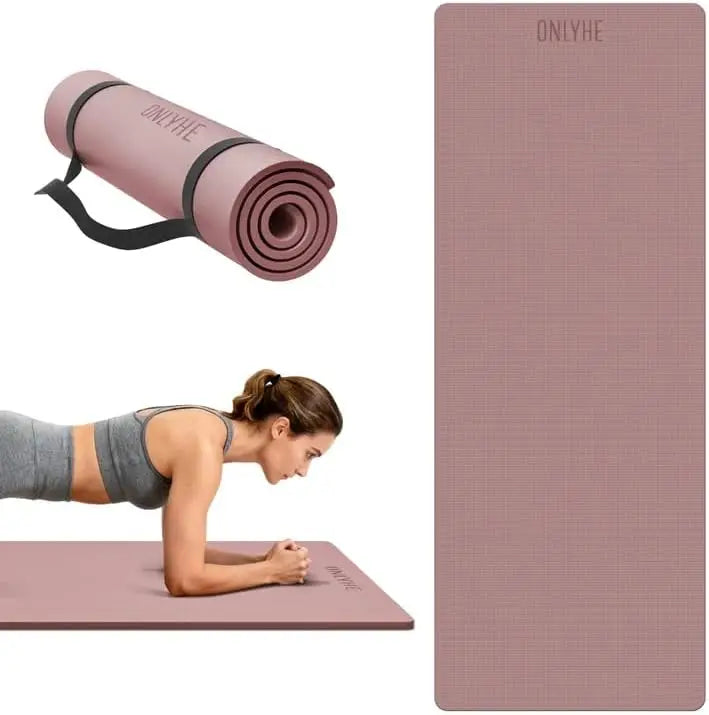 Yoga Mat TPE Anti Slip Lightweight For Fitness Travel Gym