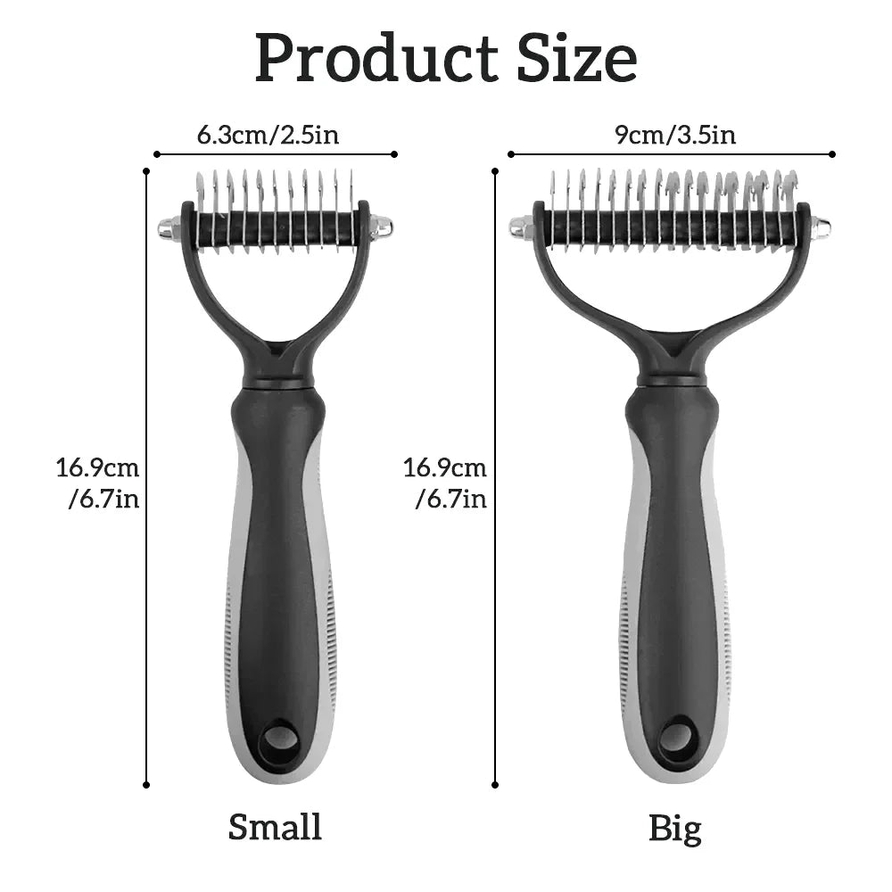Pet Hair Removal Comb For Cats And Dogs Grooming Deshedding
