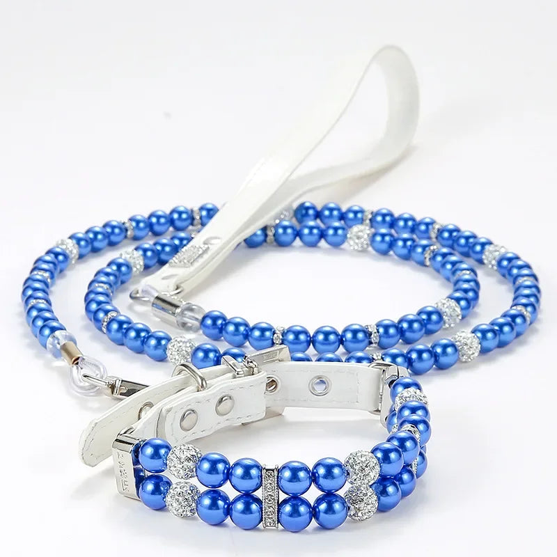 XLeiPet Luxury Pearl Sphynx Cat Adjustable Necklace Collar For Cats
