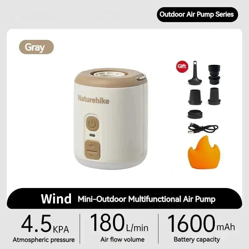 Naturehike Multi Function Air Pump For Inflatable Mat Portable Camping