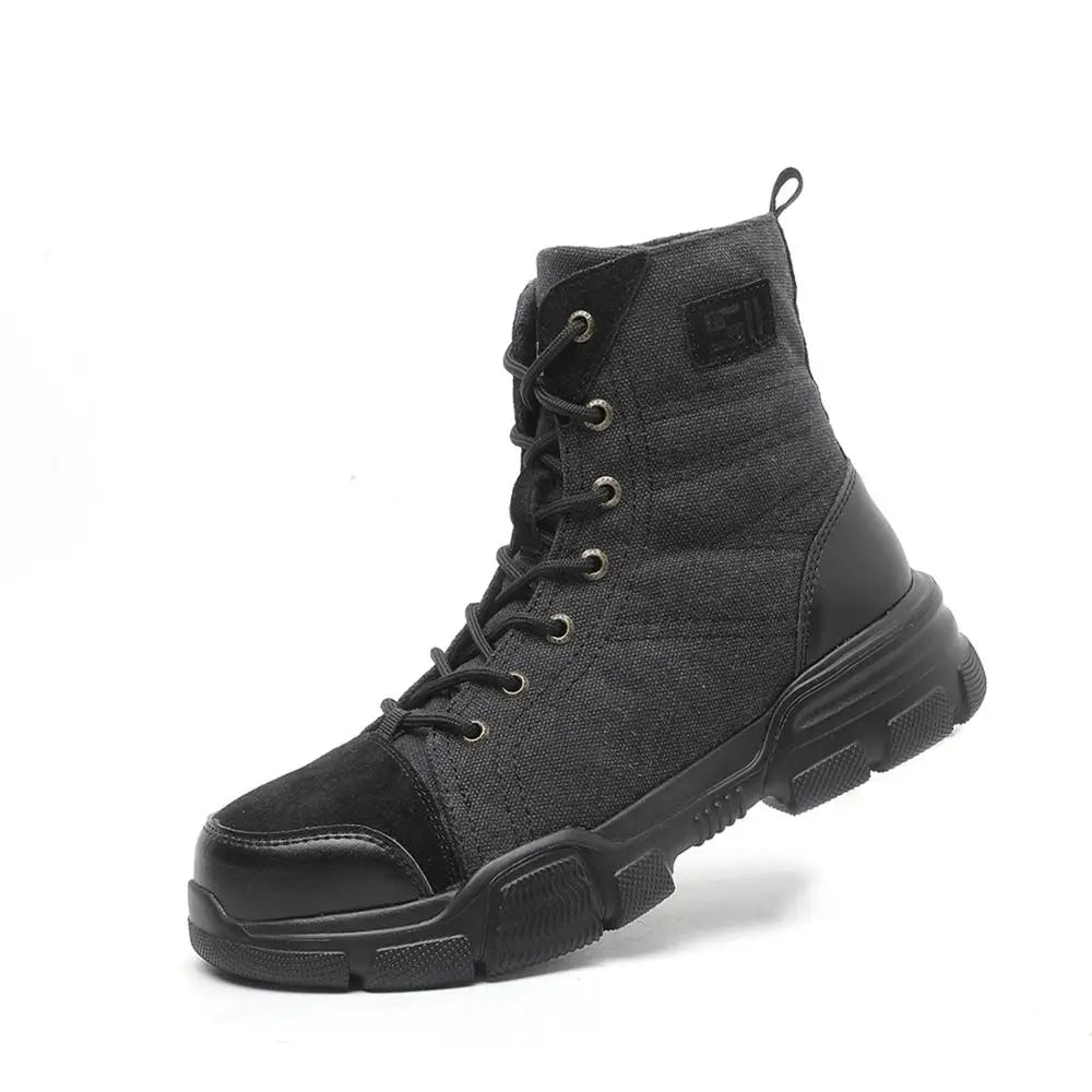 SUADEX Steel Toe Work Boots For Men Desert Safety Boots