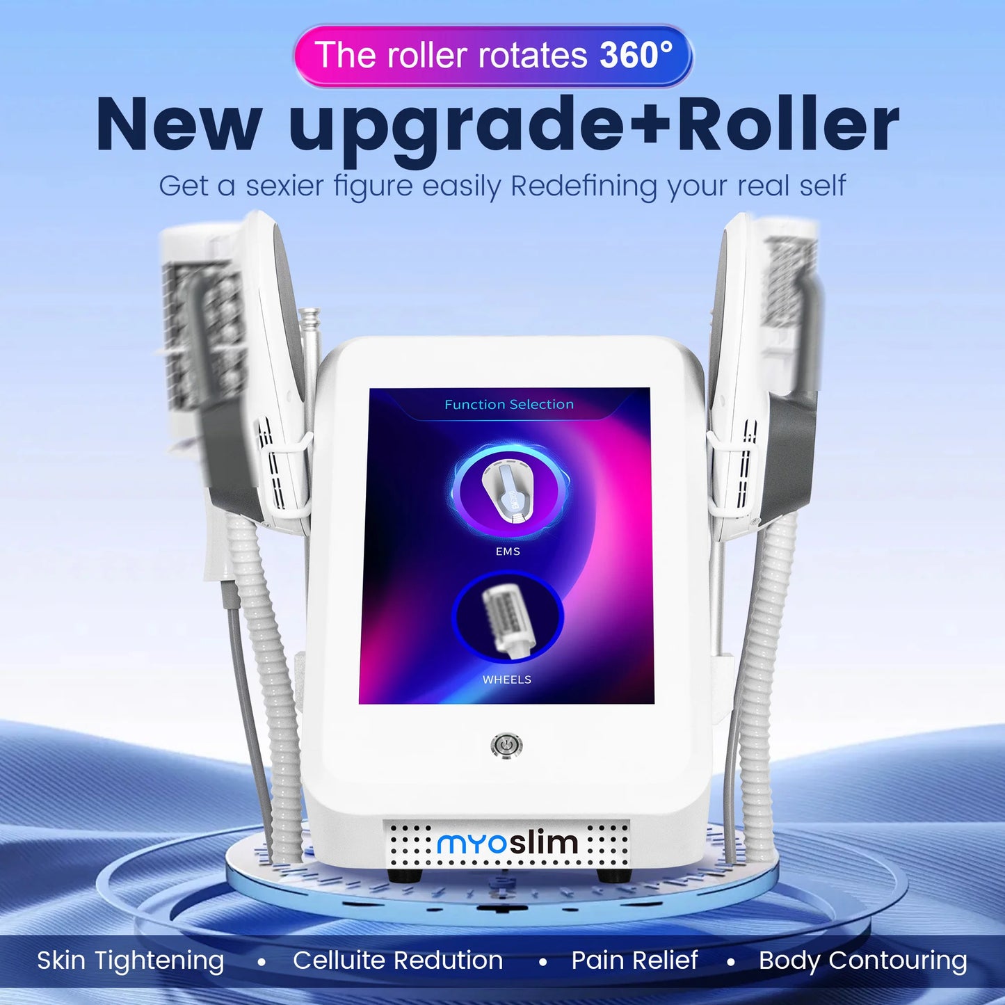 MYOSLIM Slimming Massage Device For Cellulite And 360 Degree Vibration