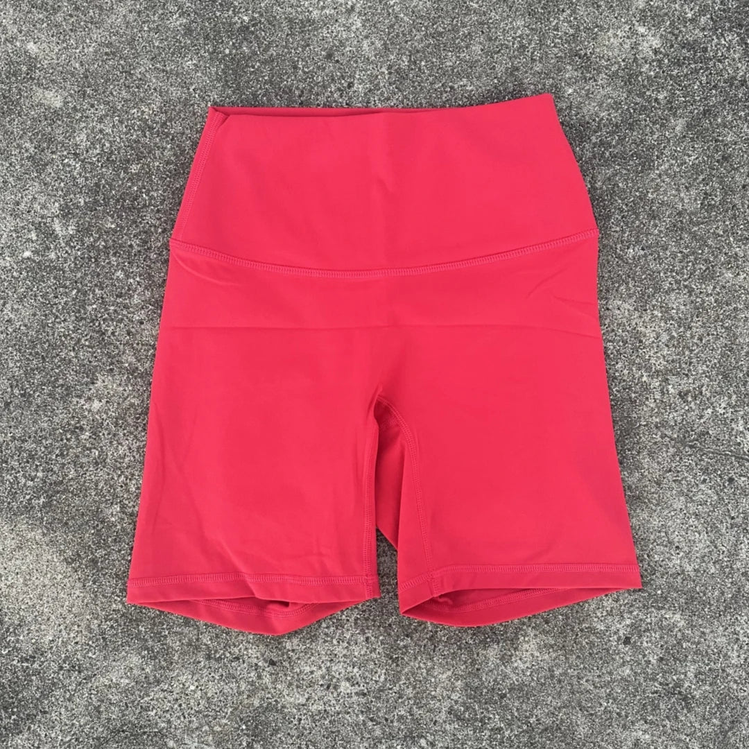 Women High Waist Yoga Shorts With Pocket For Fitness Training