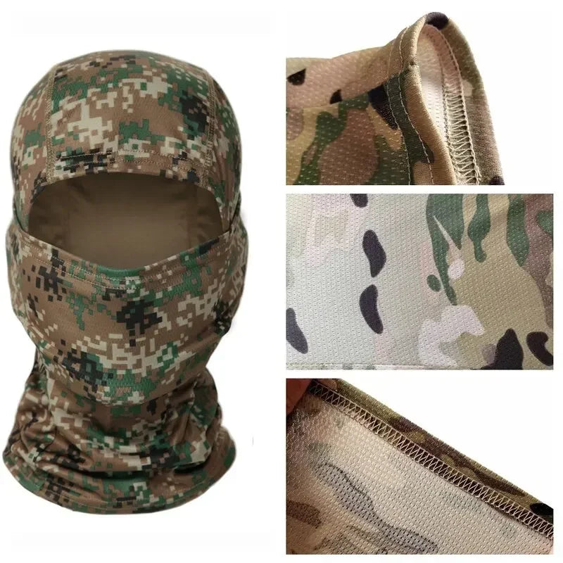 Tactical Camouflage Balaclava Full Face Mask For Outdoor Activities