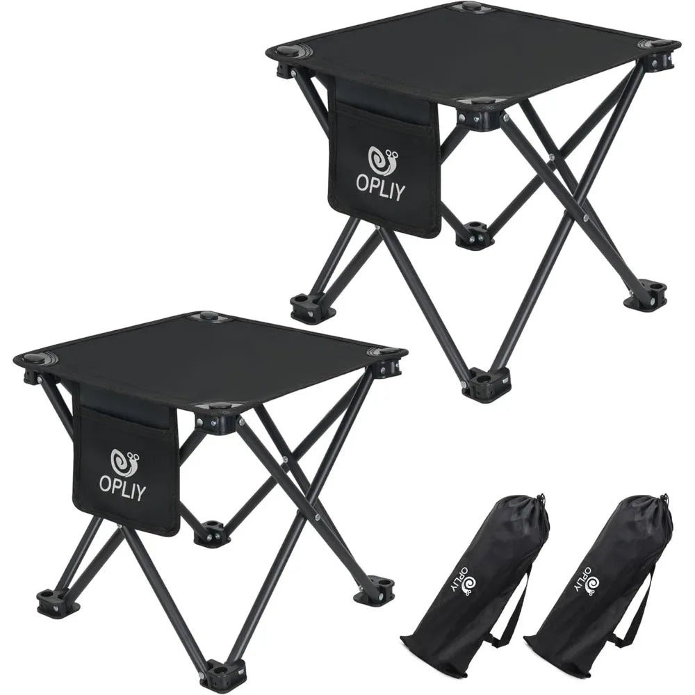 XIUWO Folding Stool 2 Pack For Outdoor Use Carry Bag