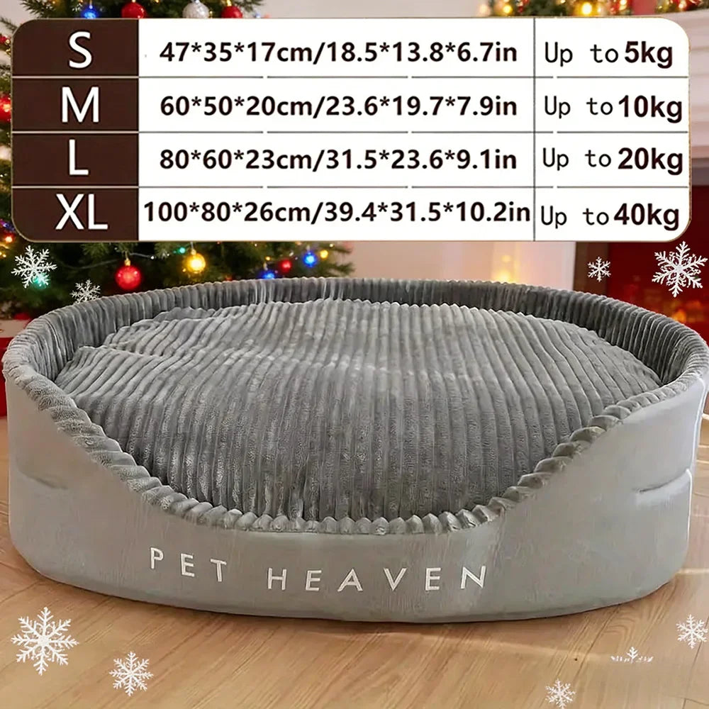 Large Dog Bed With Detachable Pad For Cats And Dogs