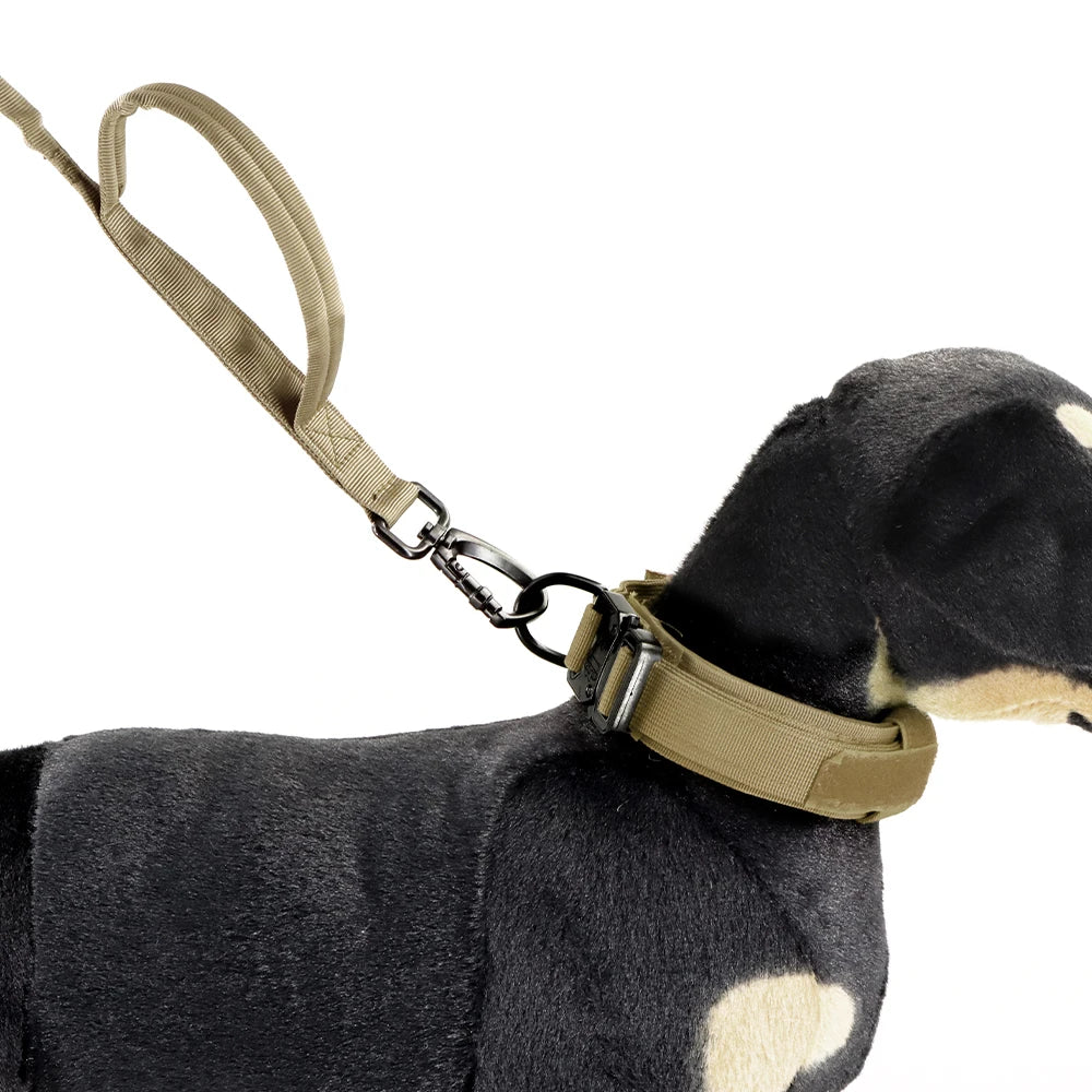PETRAVEL Military Dog Leash With Quick Release Adjustable Elastic Rope