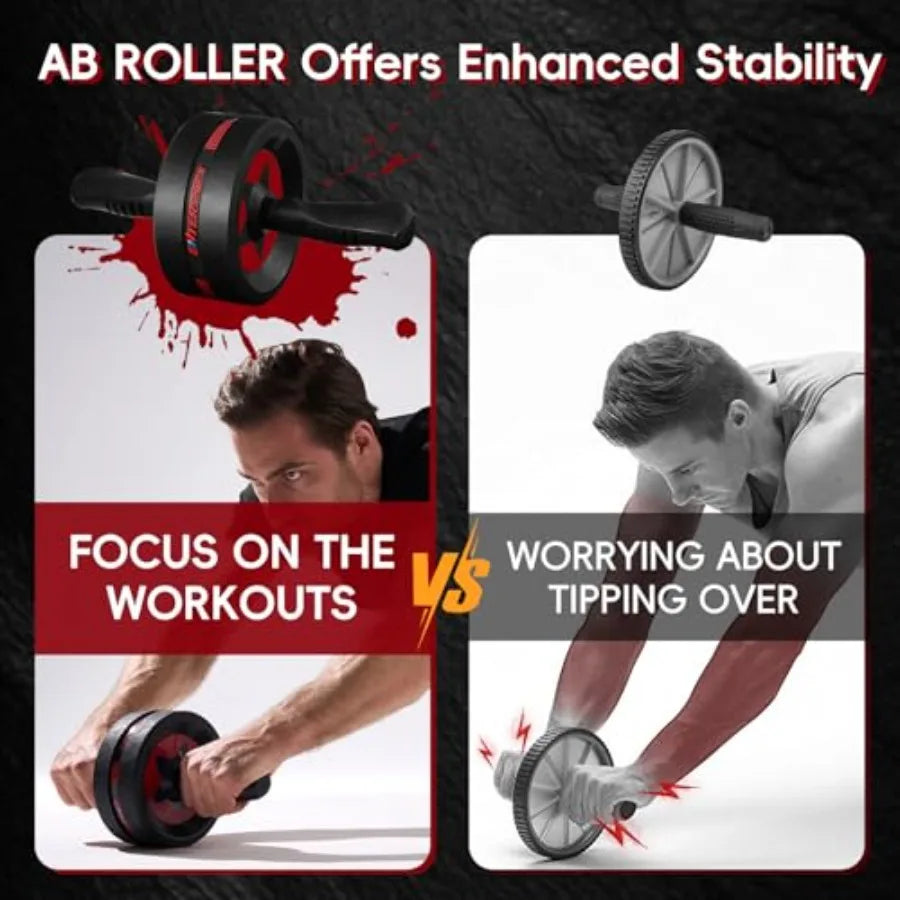 Ab Roller Wheel Designed For Abs Workout With Knee Pads