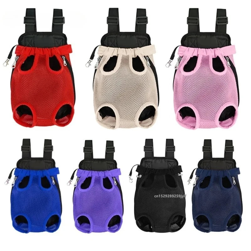 Breathable Mesh Pet Carrier Backpack For Small Cats And Dogs