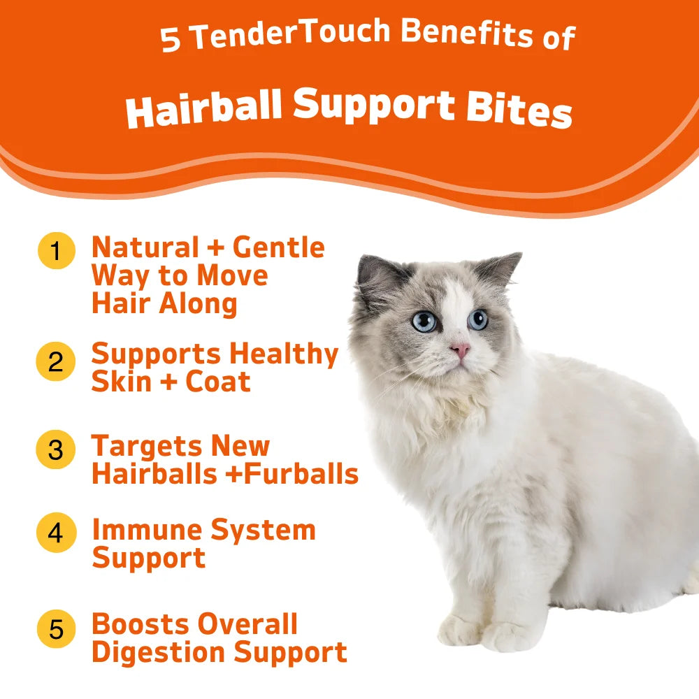 Cat Hairball Support Chews
