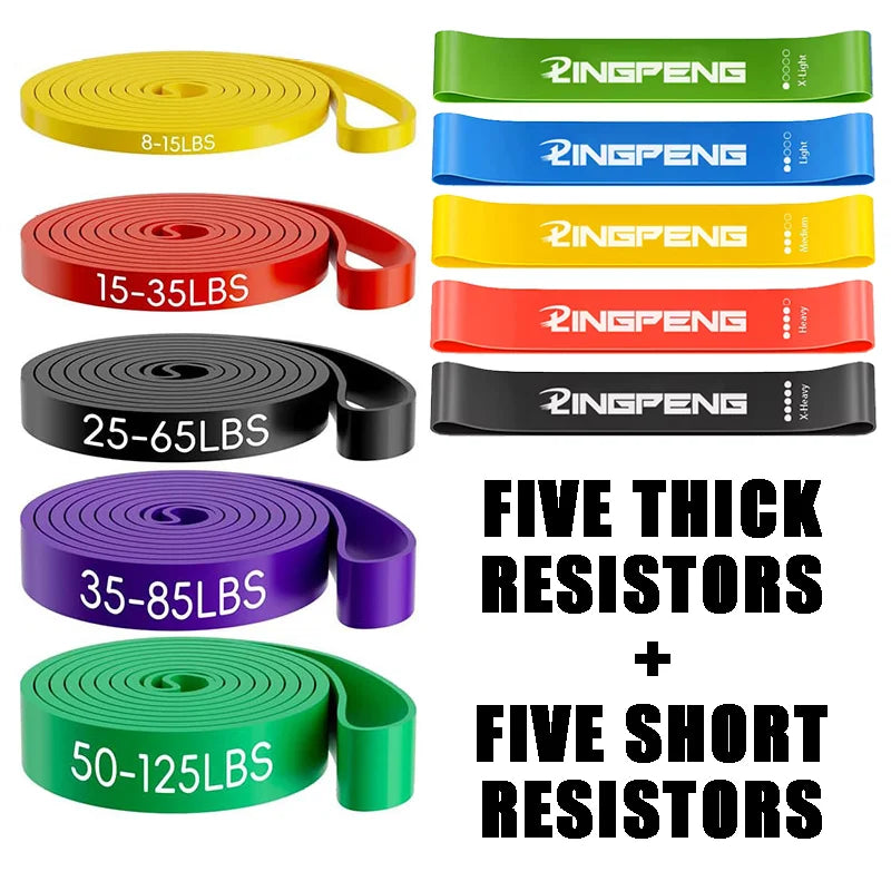 Resistance Bands And Hanging Training Strap For Home Gym Workouts