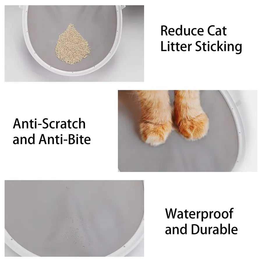 XMSJ Litter Mat Replacement For Automatic Cat Litter Box Waterproof