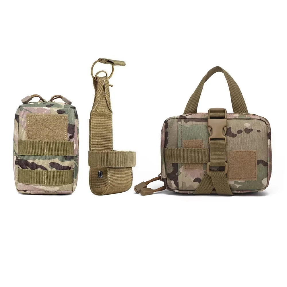 Dog Tactical Bags Set Molle Pouches Belt Attach Harness Gear
