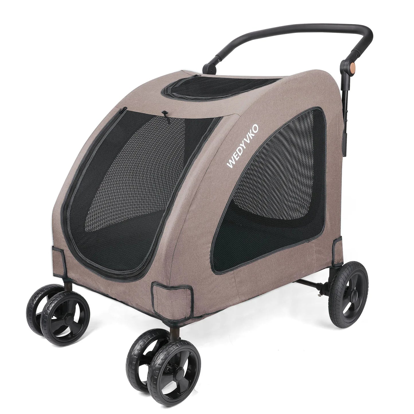 Heavy Duty Dog Stroller For Large Dogs Foldable With Ventilation