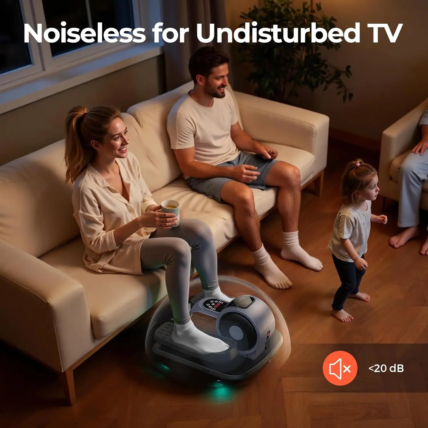 YOSUDA Under Desk Elliptical for Seniors with 10 Level Resistance