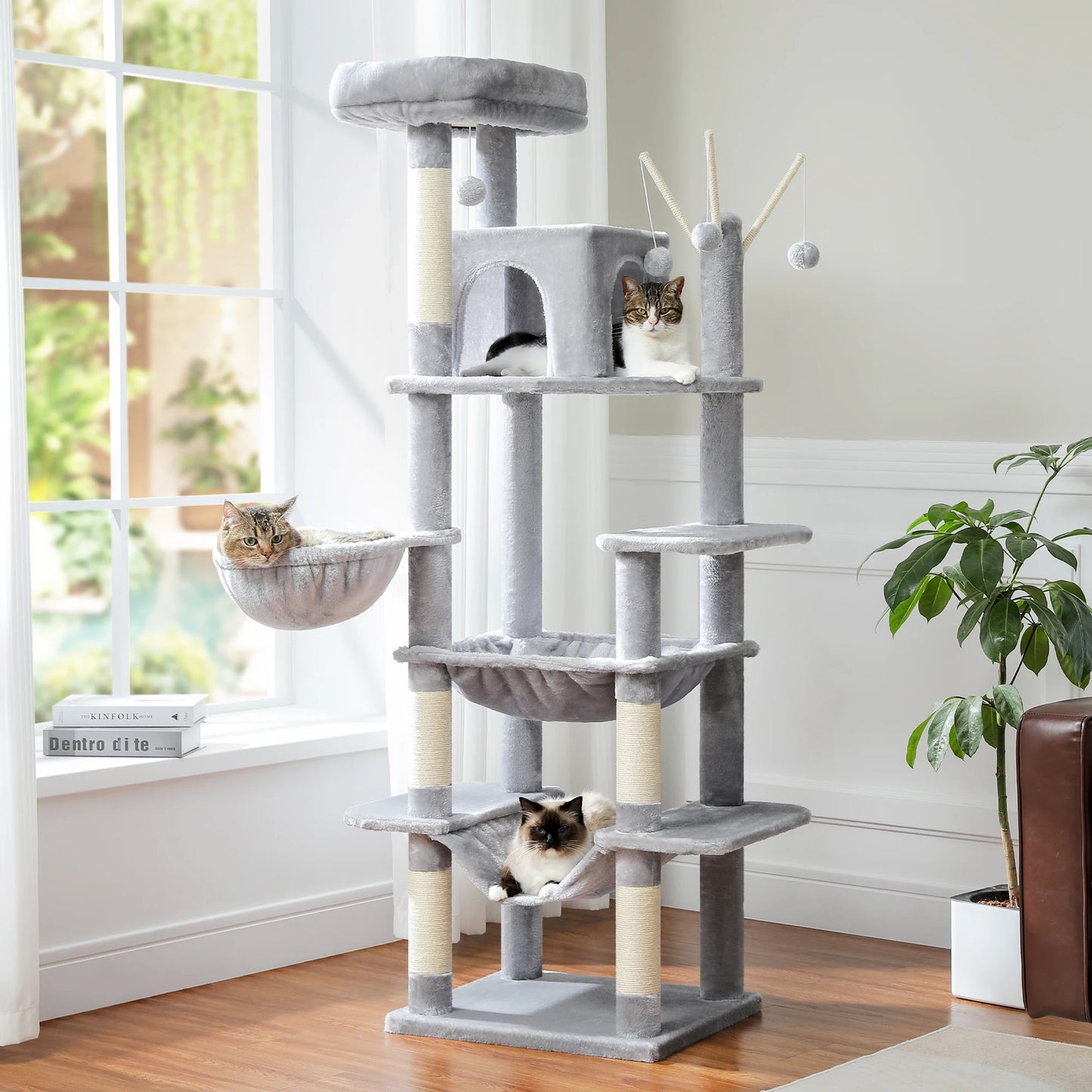 PAWZ Road Cat Tree Tower For Indoor Cats