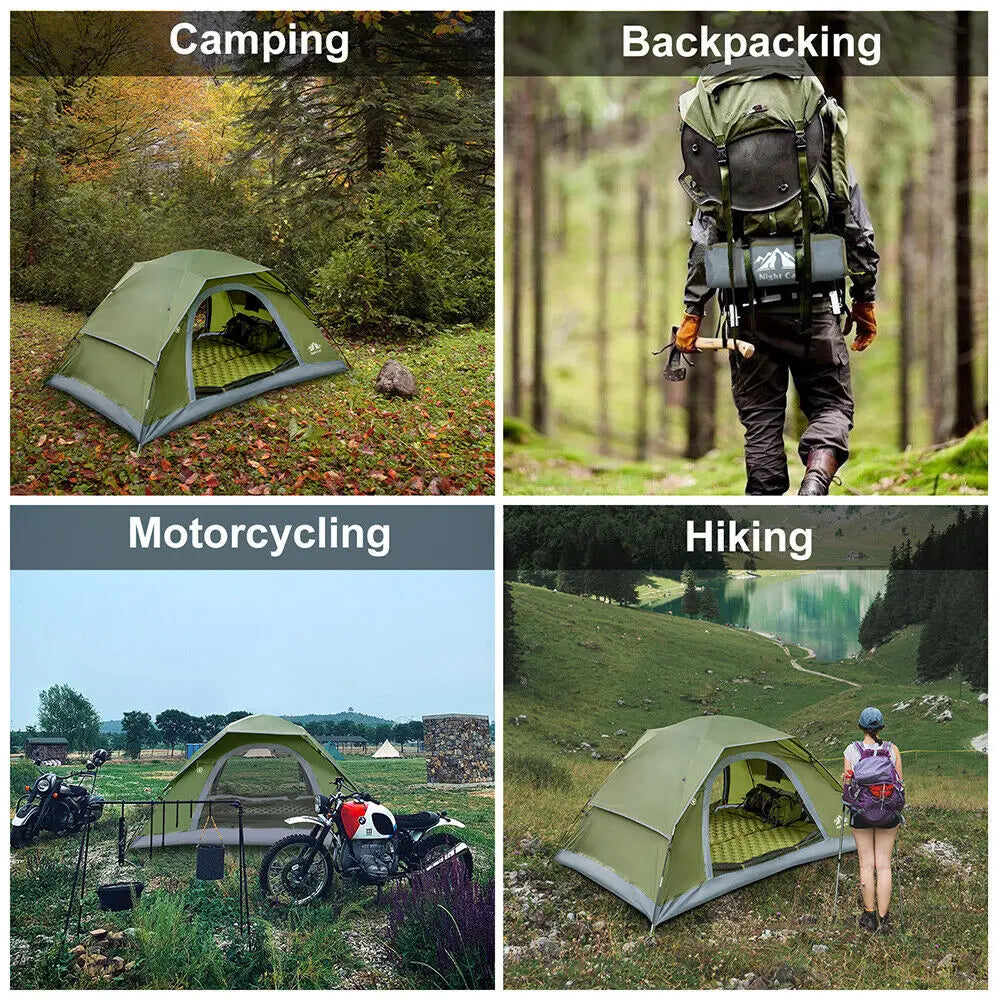 Night Cat 3 To 4 Person Backpacking Tent Waterproof Rainfly