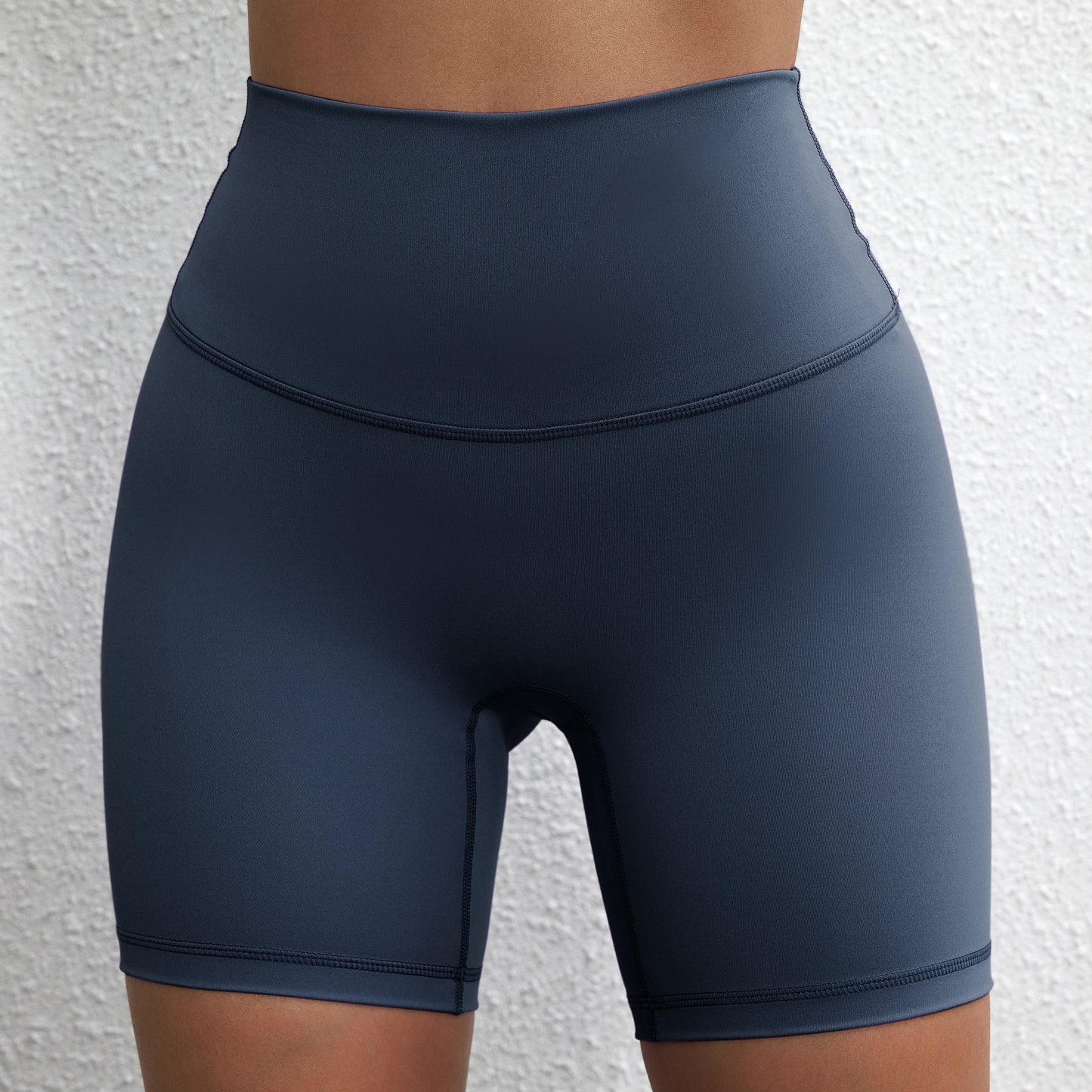 Women High Waist Yoga Shorts With Pocket For Fitness Training