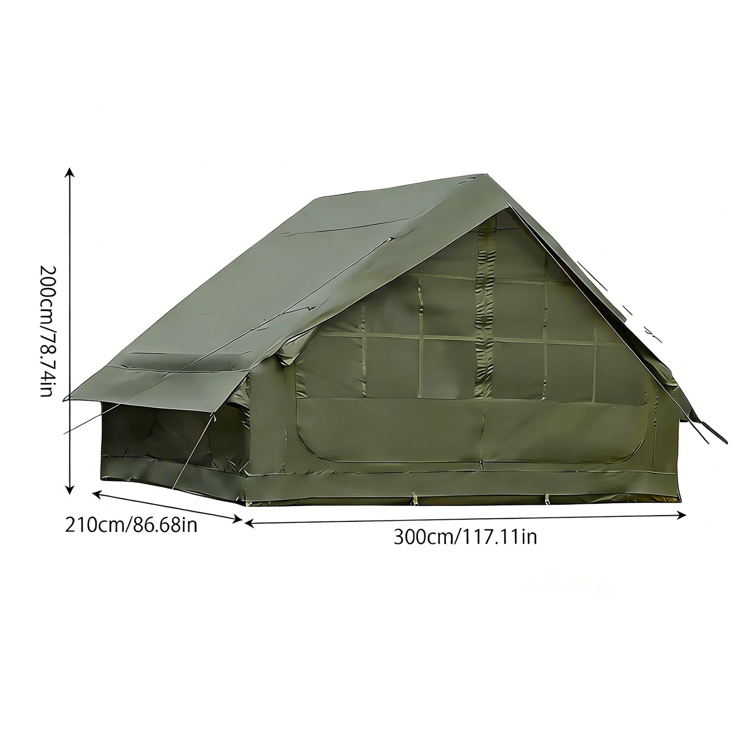Pakicetus Quick Air Flow Inflatable Camping Tent With Skylight