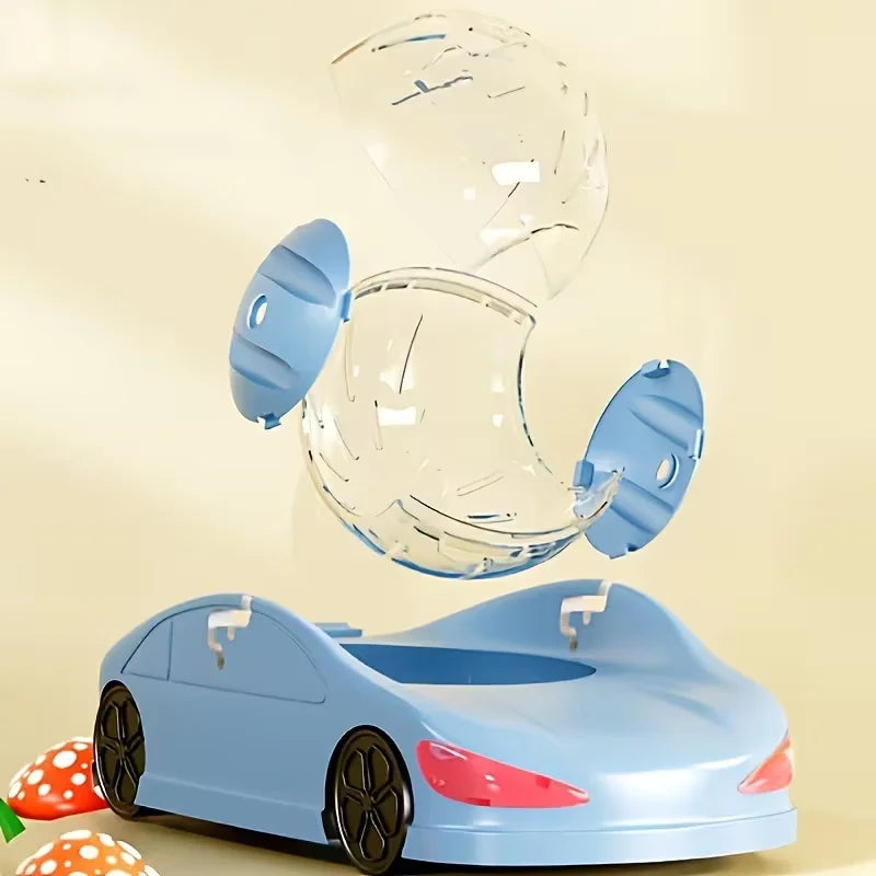 Interactive Hamster Running Wheel Toy With Rolling Balls